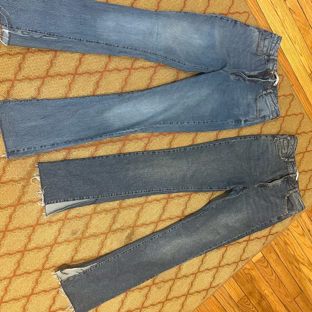 Size 6 side slit zara jeans